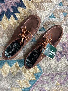 BNWT LL Bean Campside Blucher Moc, size 10